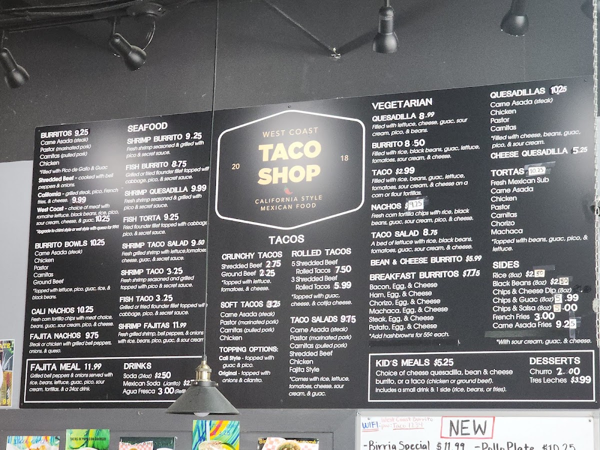 West Coast Taco Shop - BNA Menu - Image 5