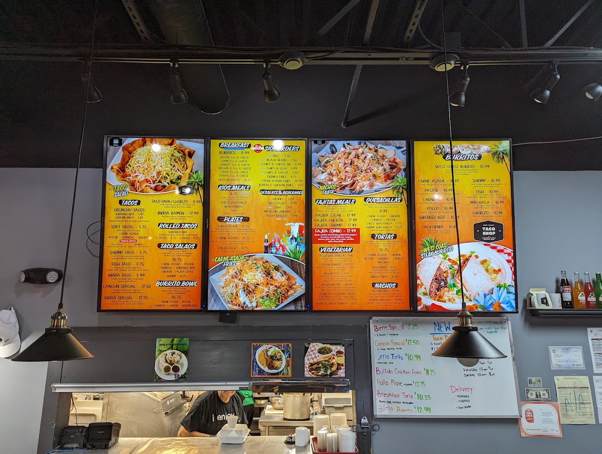West Coast Taco Shop - BNA Menu - Image 6